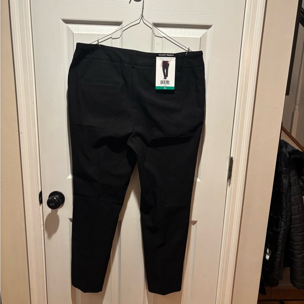 Black Pull-On Pants with Tummy Control - Picture 2 of 3